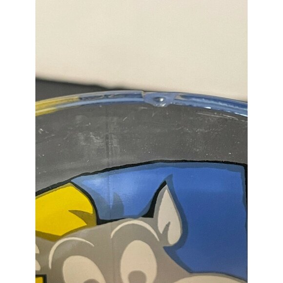 Looney Tunes coffee mug 1994 Bugs Bunny Sylvester Tweety souvenir travel 3 3/4" - Picture 6 of 9